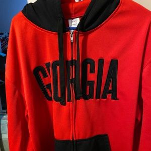 GEORGIA zip up hoodie XL - Go Bulldogs!